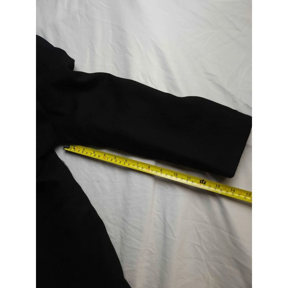 Vintage 80s‎ 90s J Riggings Suit Jacket Mens 38 Black Wool Preppy Corporate Goth
